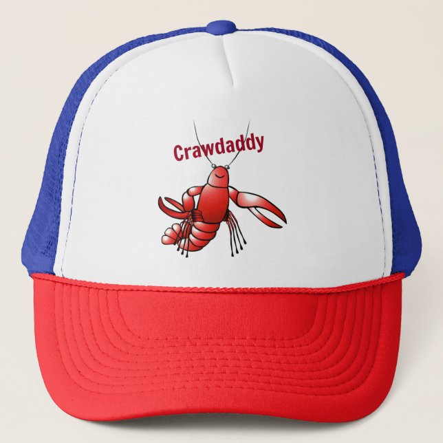 Gorra De Camionero CrawDaddy Red Crays (Anverso)