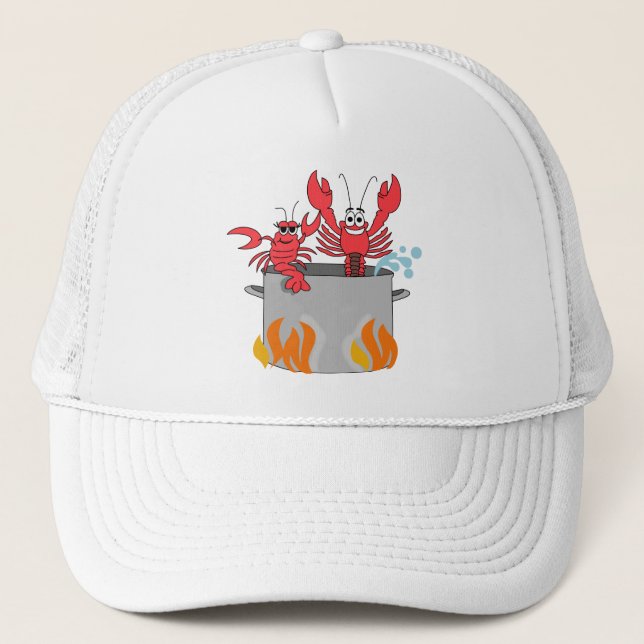 Gorra De Camionero Crawfish Hervir (Anverso)