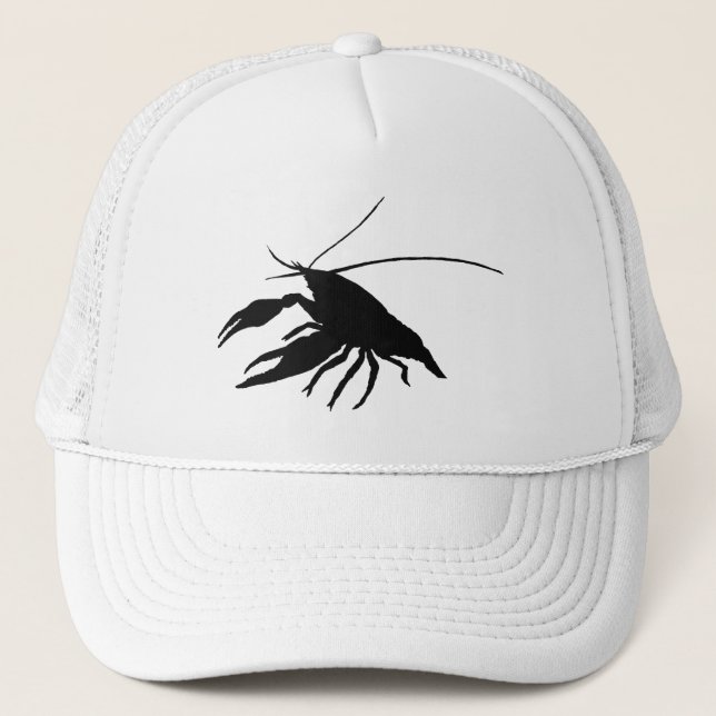Gorra De Camionero crawfish's　silhouette (black) (Anverso)