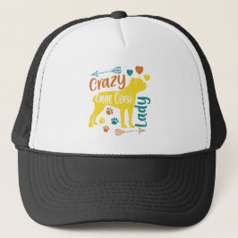 Gorra De Camionero Crazy Cane Corso Lady