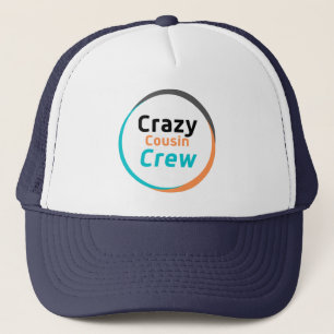 Gorra De Camionero Crazy Cousin Crew Familia Reunion Funciona diciend