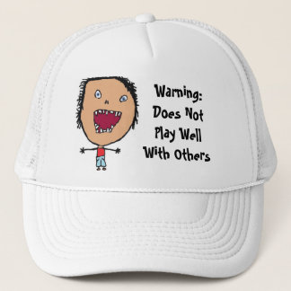 Gorra De Camionero Crazy Face Kid Art