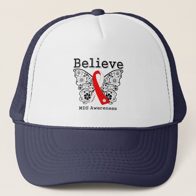 Gorra De Camionero Crea la conciencia de los MDS (Anverso)