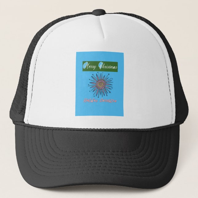 Gorra De Camionero Crea Tu Propia Festividad Feliz Navidad Sunshine. (Anverso)