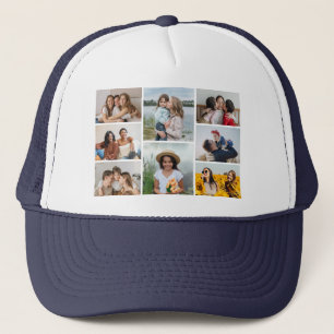 Gorra De Camionero Crea tu propio collage de 8 fotos