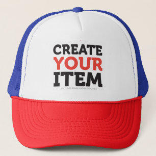 Gorra De Camionero CREA-TU-PROPIO diseño personalizado de carga DIY L