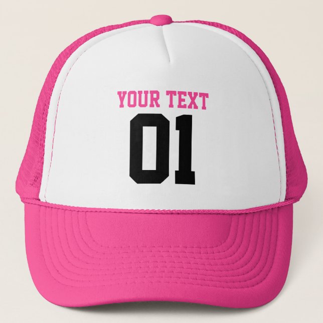 Gorra De Camionero CREA-TU-PROPIO DIY Impresión Personalizada Despedi (Anverso)