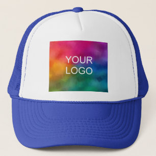 Gorra De Camionero Crea tu propio elegante blanco real azul moderno