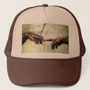 Gorra De Camionero Creación de Adán - Manos Michelangelo 1475 - 1564