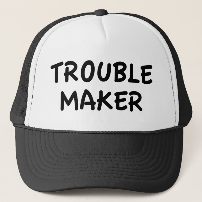 Gorra De Camionero Creador de problemas (Anverso)