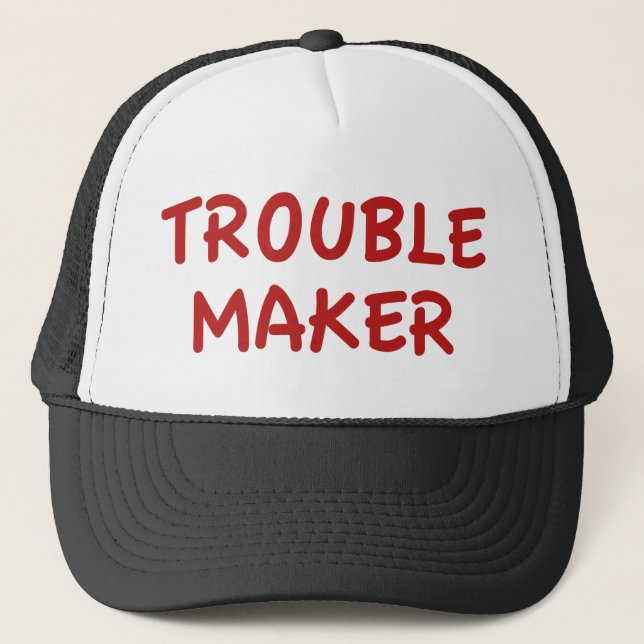 Gorra De Camionero Creador de problemas (Anverso)