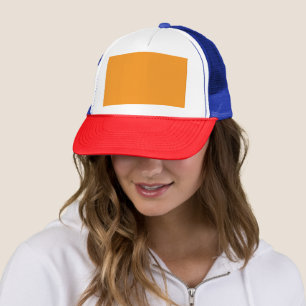 Gorra De Camionero Crear imágenes asombrosas con fondo Naranja