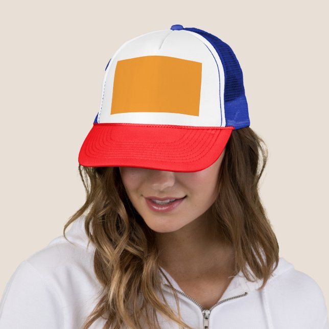 Gorra De Camionero Crear imágenes asombrosas con fondo Naranja (In situ)