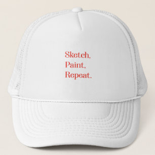 Gorra De Camionero Crear Sin Límites Mediante la Repetición y la Intu