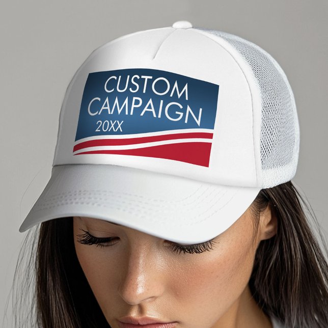 Gorra De Camionero Crear su propio diseño electoral (Custom Campaign Hat)