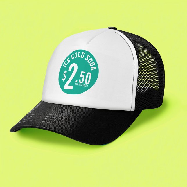 Gorra De Camionero Crear sus propios suministros de concesión de prov (Custom Vendor Concession Trucker Hat)
