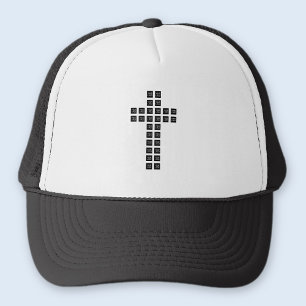 Gorra De Camionero Crear un patrón cruzado con cualquier logotipo o i