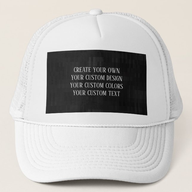 Gorra De Camionero Create Your Own - Your Custom Design (Anverso)