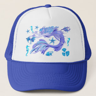 Gorra De Camionero Creatividad de hadas púrpura de Sirena