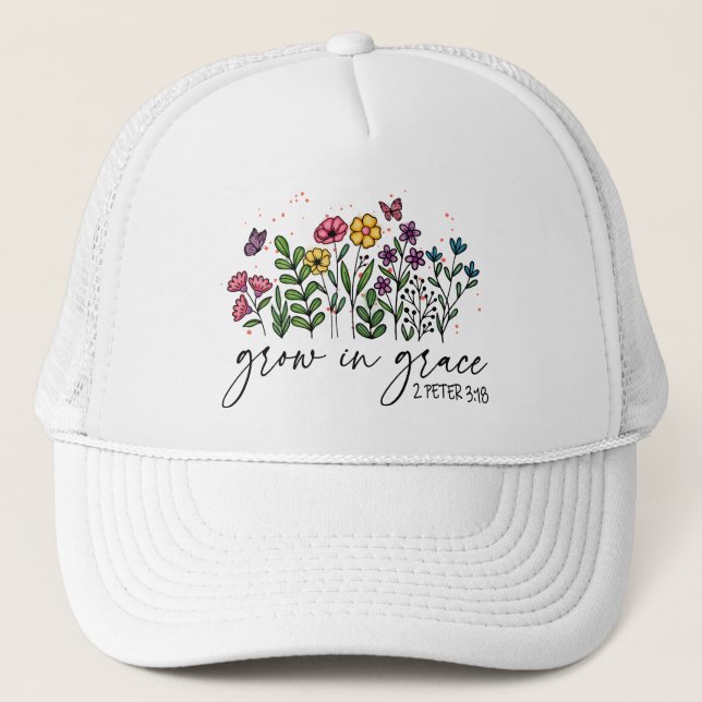 Gorra De Camionero Crecer en Grace (Anverso)