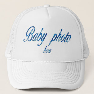 GORRA DE CAMIONERO CREE SU PROPIA FOTO DEL BEBÉ