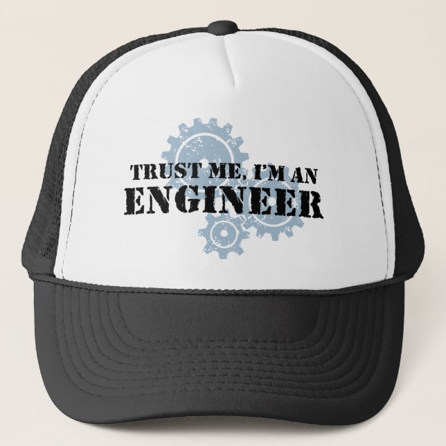 Gorra De Camionero Créeme, soy ingeniero (Anverso)