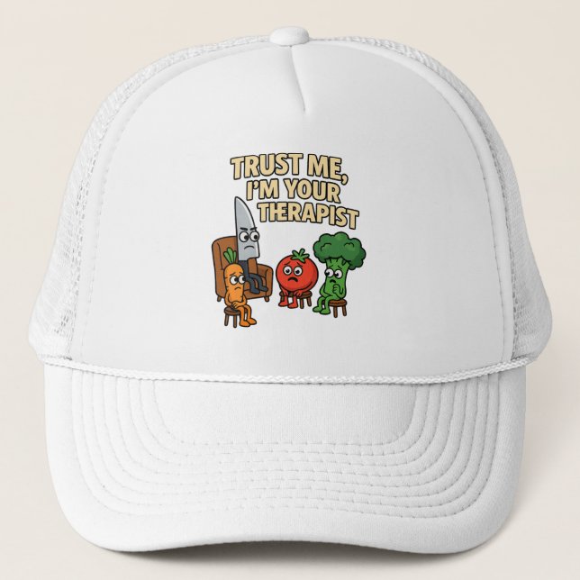 Gorra De Camionero Créeme, soy tu terapeuta - Personalizado divertida (Anverso)