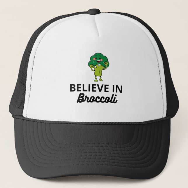 GORRA DE CAMIONERO CREER EN BROCCOLI (Anverso)