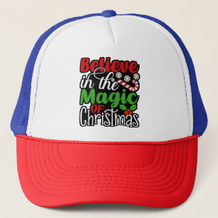 Gorra De Camionero Creer en la magia de los Navidades-82301