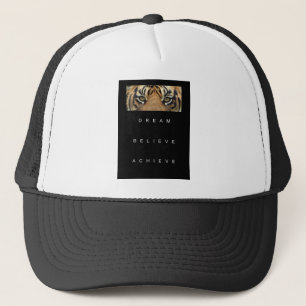 Gorra De Camionero creer en sueños alcanzar cita motivadora