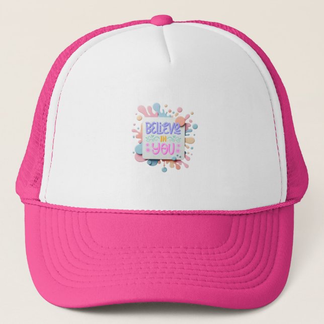 Gorra De Camionero Creer en ti (Anverso)