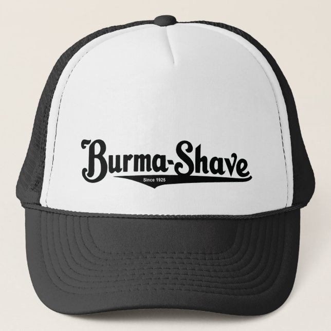 Gorra De Camionero Crema de afeitar del Birmania-Afeitado (Anverso)