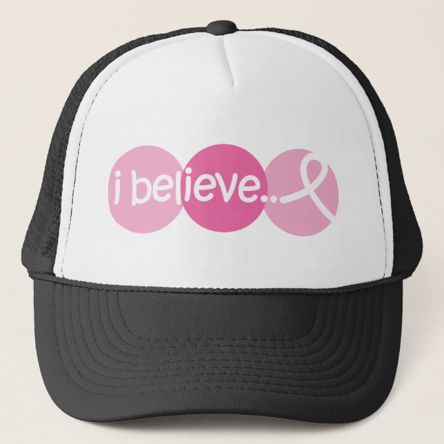 Gorra De Camionero Creo - conciencia del cáncer de pecho (Anverso)