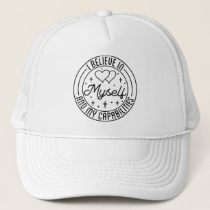 Gorra De Camionero Creo en mí mismo y en mis capacidades