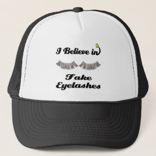 Gorra De Camionero creo en pestañas falsas