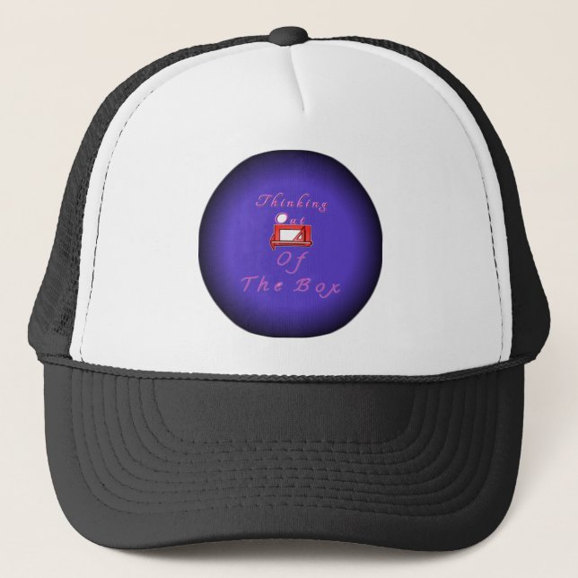Gorra De Camionero Creo que fuera de la caja. (Anverso)