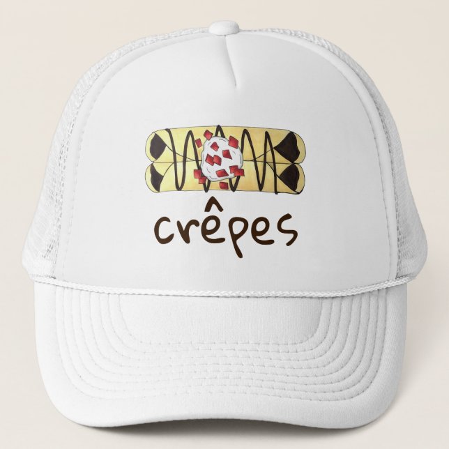 Gorra De Camionero Crepe de crepe de chocolate Francia Crepes de comi (Anverso)