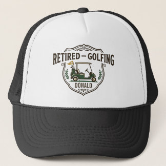 Gorra De Camionero Cresta personalizada de carrito de golf para jubil