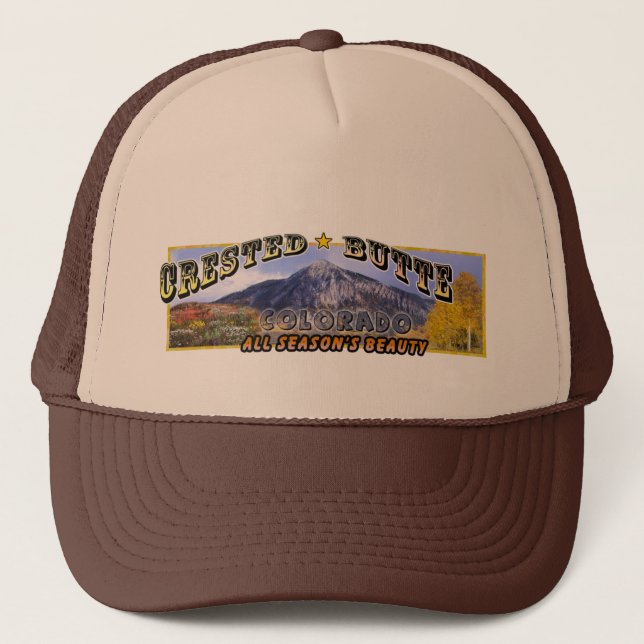 Gorra De Camionero Crested Butte, CO (Anverso)