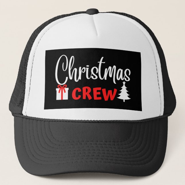 Gorra De Camionero CREW de navidades (Anverso)