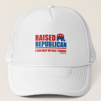 Gorra De Camionero Criado Republicano. Puedo ayudarme a mí misma.