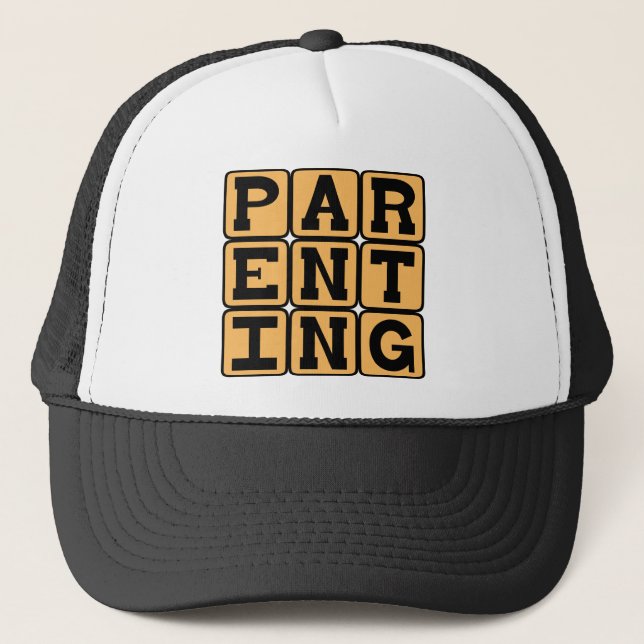 Gorra De Camionero Crianza, mamá o papá (Anverso)