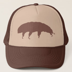 Gorra De Camionero Criatura linda de la silueta tardígrada del oso