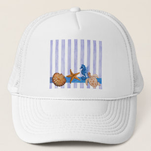 Gorra De Camionero Criaturas marinas náuticas