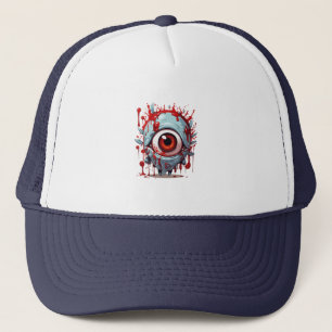 Gorra De Camionero Crimson Gaze, el terror