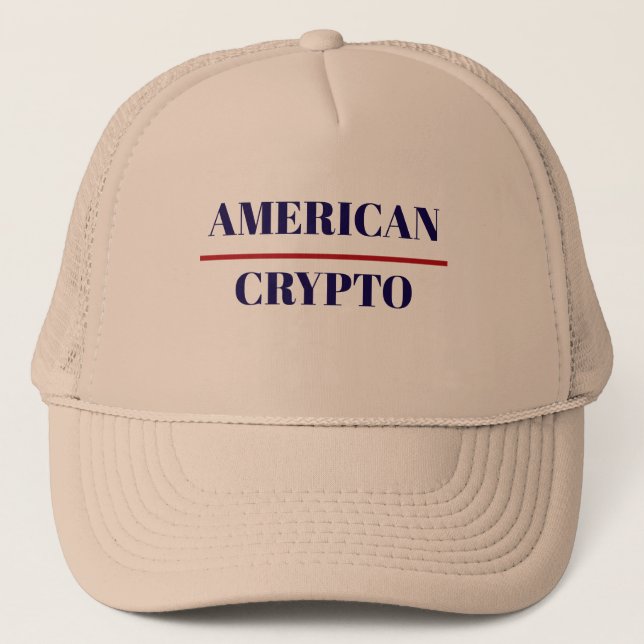 Gorra de camionero criptoamericana (Anverso)