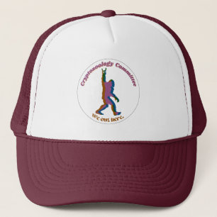 Gorra De Camionero Criptozoología Mármol de tipos de letra y Naranja
