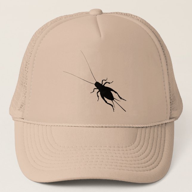 Gorra De Camionero Críquet negro (Anverso)