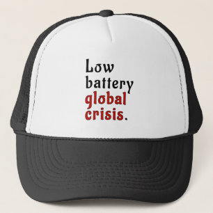 Gorra De Camionero Crisis de la batería