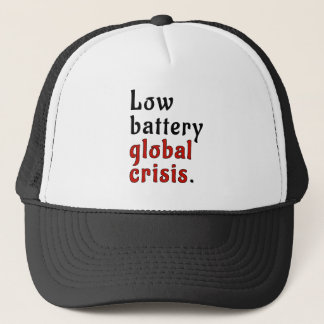 Gorra De Camionero Crisis de la batería